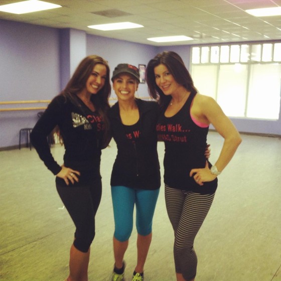 Ashley with her DIVA coaches Lindsay and Gretchen